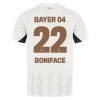 Officiële Voetbalshirt Bayer 04 Leverkusen Victor Boniface 22 Uit 2024-25 - Heren